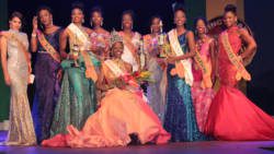 Contestants in the Miss Carival 2016 pageant.  (iWN photo)