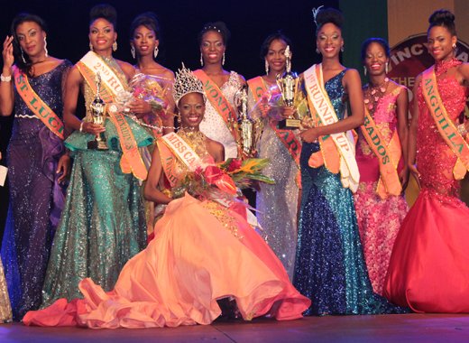 Contestants in the Miss Carival 2016 pageant.  (iWN photo)