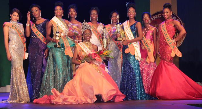 Contestants in the Miss Carival 2016 pageant. (IWN photo)