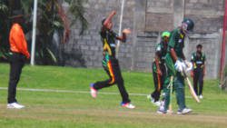 Guyana's Marlon Hubbard took 4/11 against Barbados.