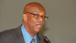 Arnhim Eustace stepped down as leader of the NDP in November 2016. (IWN file photo)
