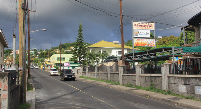The area in Arnos Vale where chill spot and two similar restaurants are located. (IWN photo)