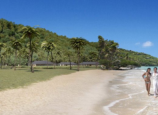 Artist impression of the development in Bequia. 