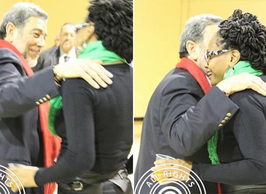 Gonsalves' latest accuser, Miranda Wood, said more important than these photos is what she and Gonsalves were discussing in New York last year. (Photos: Vincy Powa/Facebook)
