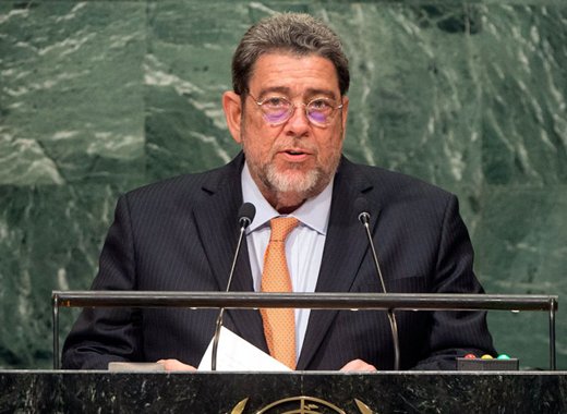 Prime Minister 
Dr. Ralph Gonsalves. (UN file photo) 
