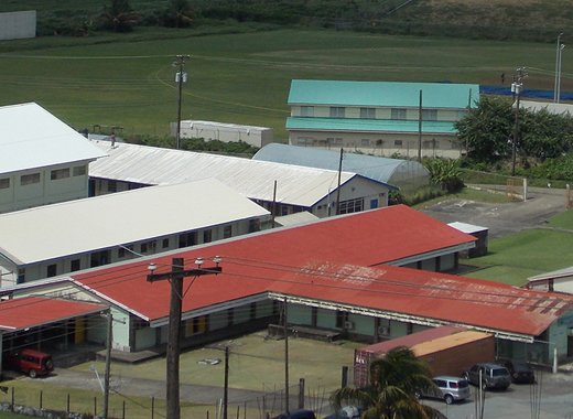 The campus of the Division of Technical and Vocational Education of the Community College, at Arnos Vale.