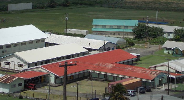 The campus of the Division of Technical and Vocational Education of the Community College, at Arnos Vale.