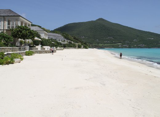 Some residents of Canouan maintain they must have access to all beaches, such as this one, Godhal,located near Pink Sands resort. (IWN photo)