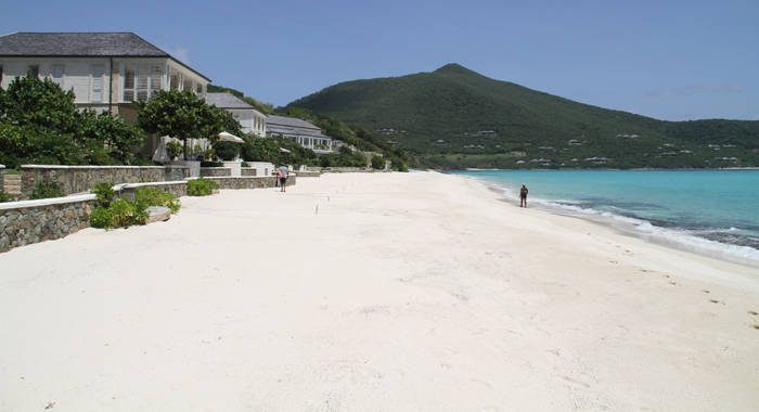 Some residents of Canouan maintain they must have access to all beaches, such as this one, Godhal,located near Pink Sands resort. (IWN photo)