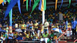 National colours and flags at the Independence Parade at Victoria Park, Kingstown in October 2016. (Photo: Duggie Nose/Facebook)