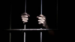 hands on prison bars