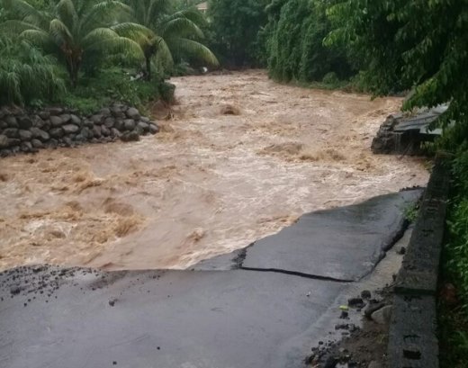 Trough systems have dumped large amounts of rain on St. Vincent and the Grenadines over the past few weeks.