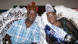 RSVG Police Queen 2016, Kemelia Boyd, left, and Calypso Monarch, Parnel Browne. (IWN Photo)