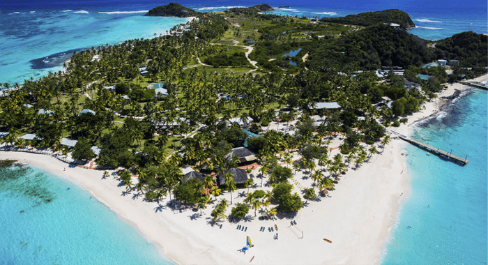 Palm Island, the Grenadines.