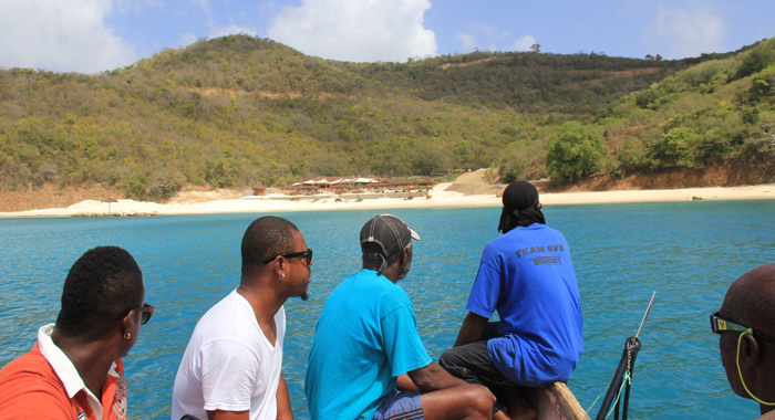 0207 Canouan Beach protest