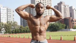 Vincentian bodybuilder, 23-year-old Adriel Francois, is living and studying in Taiwan. (Photo: CobraCamp)