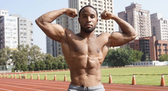Vincentian bodybuilder, 23-year-old Adriel Francois, is living and studying in Taiwan. (Photo: CobraCamp)