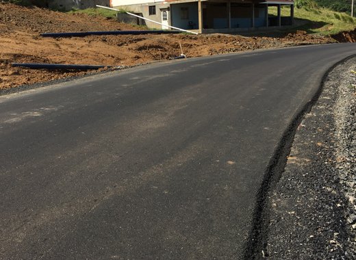 The Argyle by-pass road after its most recent repair, in December 2016. (iWN photo)