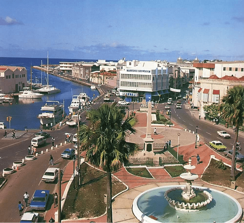 Careenage Area In Bridgetown 