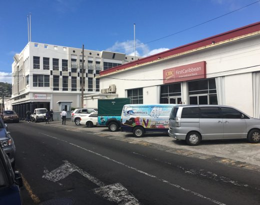 FirstCaribbean International Bank in Kingstown. (iWN file photo)