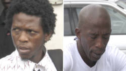 Ishmael Mohammed, left and Keno McPhee. (iWN photos)