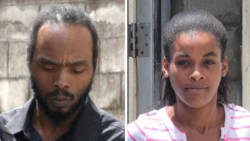 Randy Shallow, left, and Freikesha Douglas are being tried in connection with the guns and ammunition. (iWN photos)