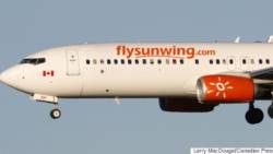 A Sunwing Airlines aircraft. (Photo: THE CANADIAN PRESS IMAGES/Larry MacDougal)
