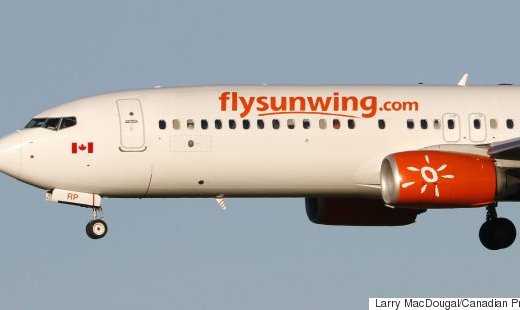 A Sunwing Airlines aircraft. (Photo: THE CANADIAN PRESS IMAGES/Larry MacDougal)