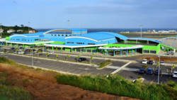 The terminal building at Argyle International Airport. (Photo: Lance Neverson/Facebook)