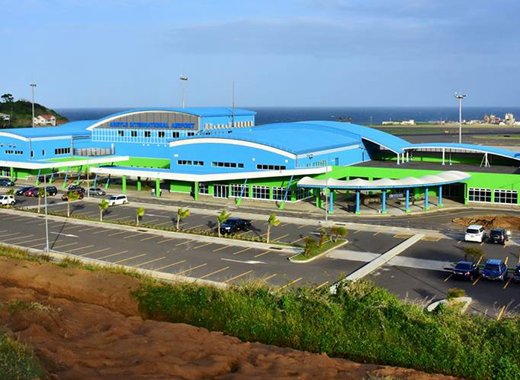 The terminal building at Argyle International Airport. (Photo: Lance Neverson/Facebook)