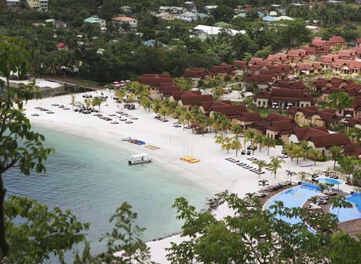 Buccament Bay Resort during its heyday. (Photo: Harlequin)
