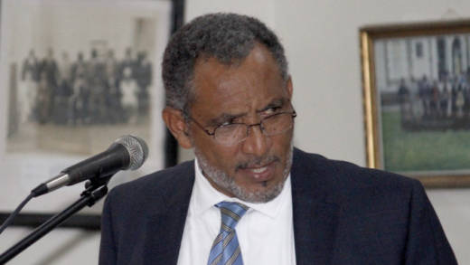Leader of the Opposition, Dr. Godwin Friday responds to the Budget on Tuesday. (iWN photo)