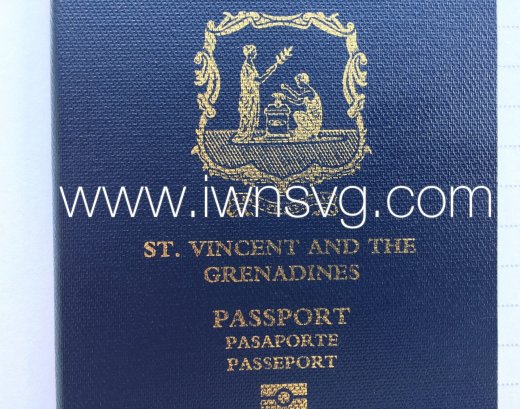 File photo of an SVG passport.