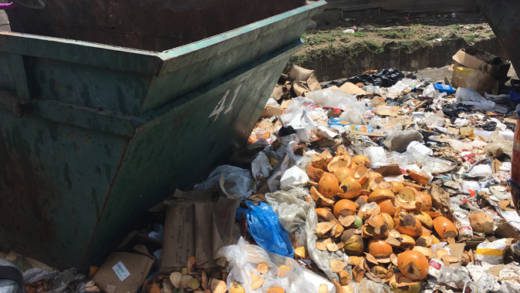 Garbage in Kingstown. (iWN photo)