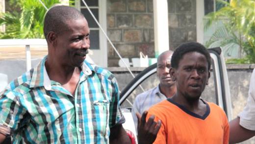 Malcolm Pollin, left, was shot and killed on March 12, 207, two weeks after he and Mark Weekes, right, were freed on the murder charge. (iWN photo)