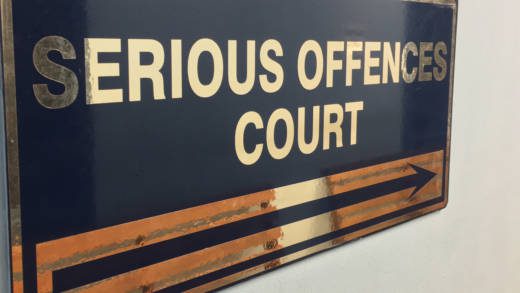 The accused appeared at the Serious Offences Court on Monday. (iWN photo)