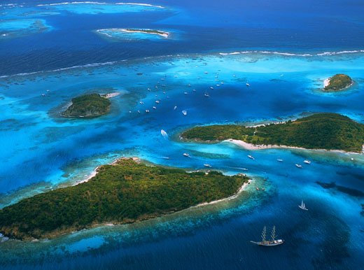 The Tobago Cays are world famous for its diving and sailing. (Internet photo)