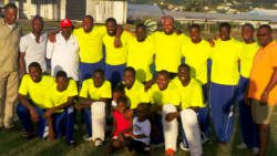 Victors 1 and team officials. 