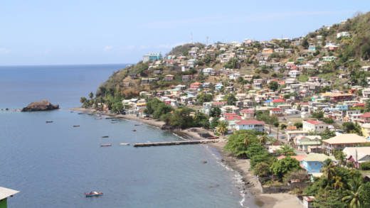 Barrouallie, a Central Leeward town in St. Vincent. (iWN photo)