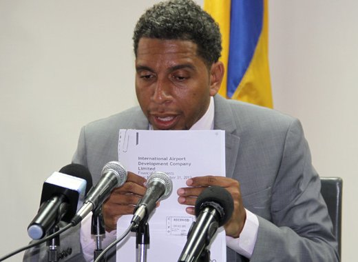 How really did Minister of Information, Camillo Gonsalves get these copies of the IADC's financials. (iWN photo)