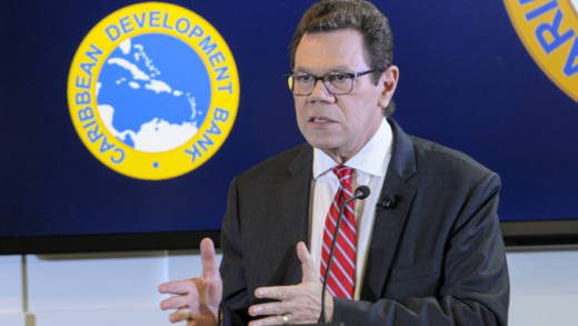 President of the Caribbean Development Bank Dr. Warren Smith says the bank is giving high priority to addressing the fallout from climate change in the region. (Credit: Desmond Brown/IPS)