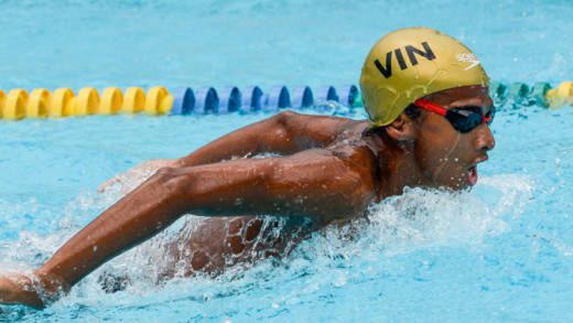 Vincentian swimmer, Alex Joachim. (SVGSF file photo)
