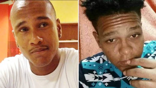 Murder victims, brothers, Constable Danroy Cozier, left, and Nicolas Cozier.