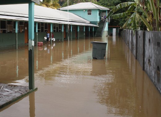 Flooding in St. Vincent in November 2016. (iWN photo)