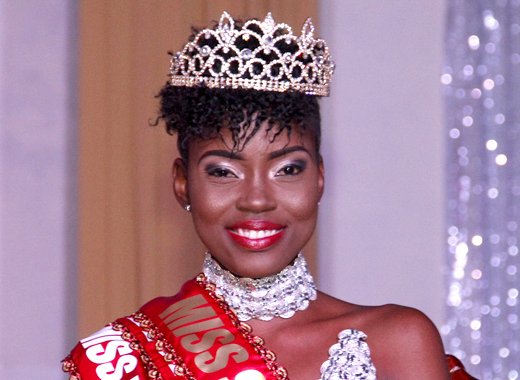 Jenneilla Thomas, Miss Lulley's Fishing Supplies, is Miss South Leeward 2017. (iWN photo)