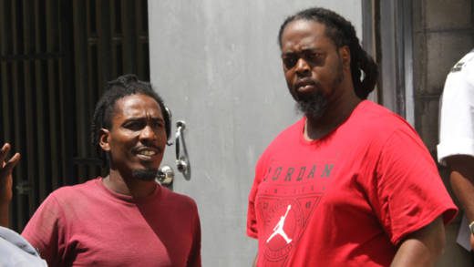 The accused, Junior Phillips, left, and Jerandi Cromwell. (iWN photos)