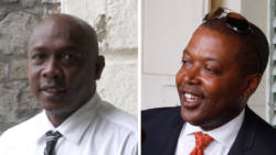 The petitioners, Lauron Baptiste, left, and Benjamin Exeter. (iWN photos)