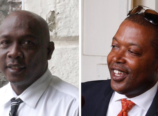 The petitioners, Lauron Baptiste, left, and Benjamin Exeter. (iWN photos)