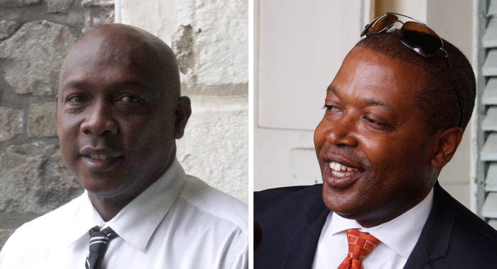 The petitioners, Lauron Baptiste, left, and Benjamin Exeter. (iWN photos)