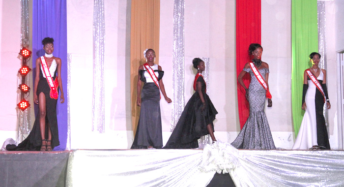 Miss South Leeward evening wear